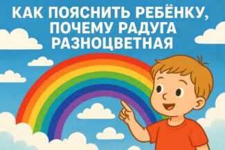 Как пояснить ребёнку, почему радуга разноцветная