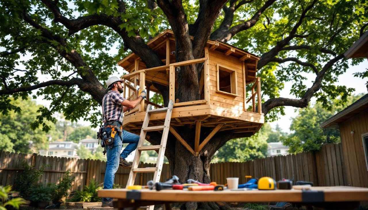 Строим домик на дереве для ребёнка: что нужно знать и как сделать правильно