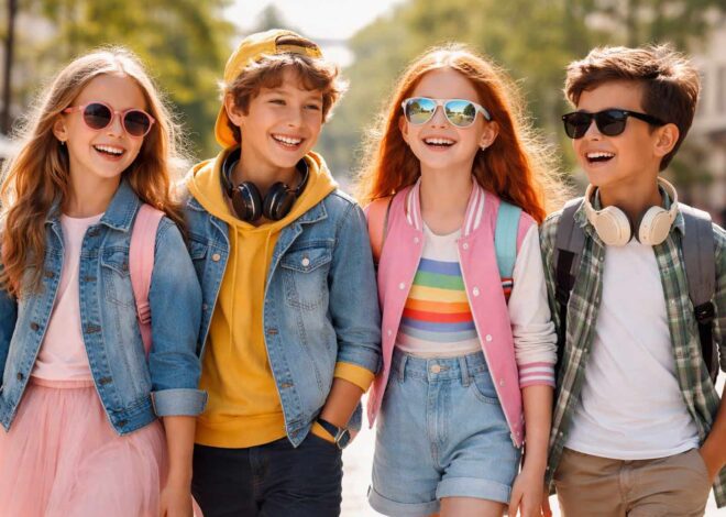 Как создать стильный гардероб для ребёнка: модные образы на каждый день