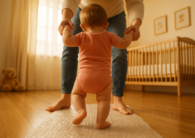 5 развивающих игр с пупырчатой плёнкой для малышей